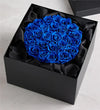 Preserved Blue Velvet Roses