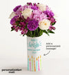Make a Wish Bouquet with Personalized Vase