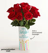 Make a Wish Bouquet with Personalized Vase