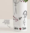 Sending Love Bouquet with Personalized Vase