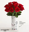 Sending Love Bouquet with Personalized Vase