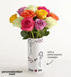 Sending Love Bouquet with Personalized Vase