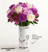 Sending Love Bouquet with Personalized Vase