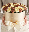 Fleur De Chocolate® Belgian Chocolate Roses - Classic Milk & White