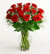 Rose Elegance™ Long Stem Red Roses Bouquet Only