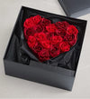 Magnificent Roses® Preserved Rouge Heart & Chocolate
