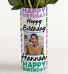 Birthday Celebration Bouquet with Personalized Photo Vase