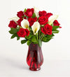 Stunning Red Rose & Calla Lily Bouquet